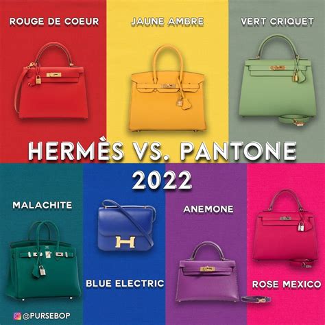 hermes 2022 bag colors|hermes blue bag.